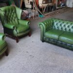 Green Three Piece Suite Restore